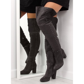 Grå höga klackar 539-1 Grå 2