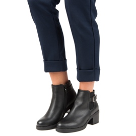 Anesia Paris Bekväma Chelsea stövlar svart 1