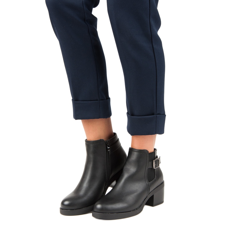 Anesia Paris Bekväma Chelsea stövlar svart 1