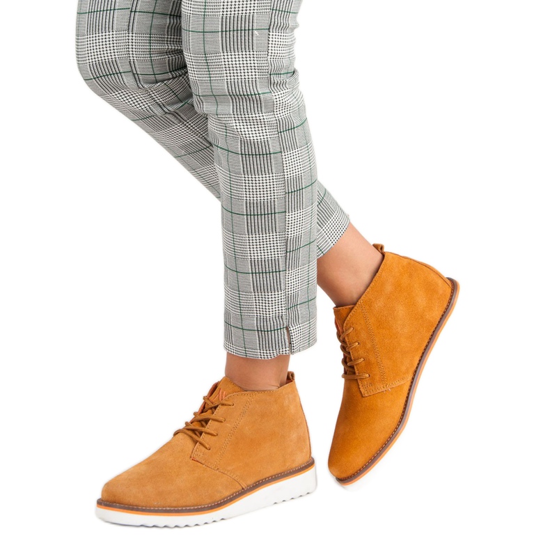 New Age Kvinnors stövlar orange 1