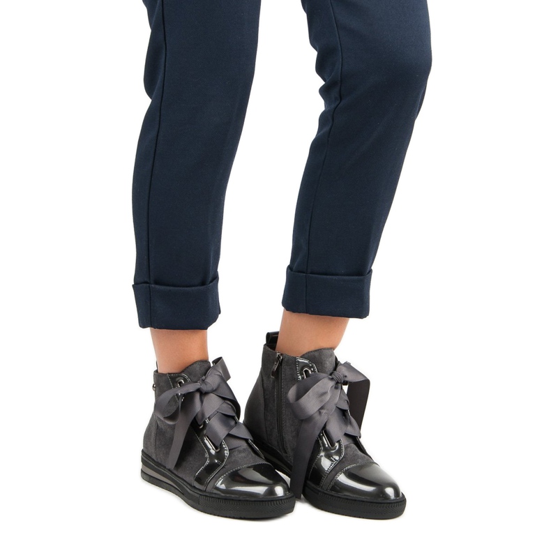 Filippo Snygga sneakers ovanför fotleden grå 1