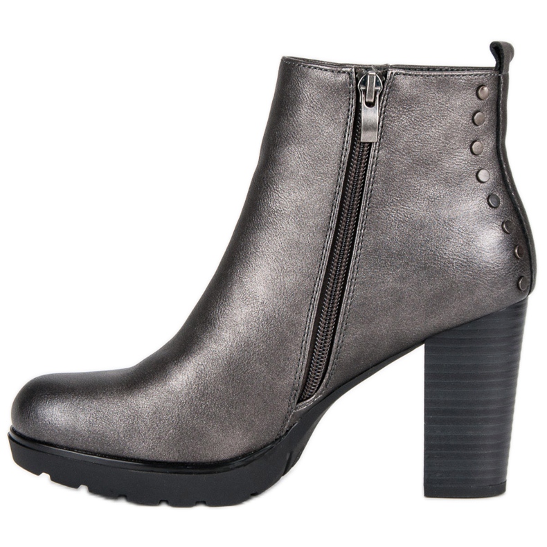 Filippo Grafitstövlar på stolpen grå 1