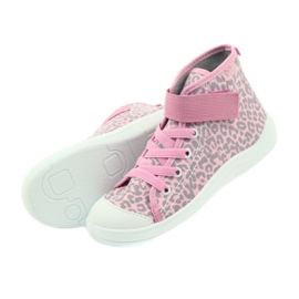 Befado barnskor sneakers 268x057 rosa grå 4