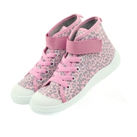Befado barnskor sneakers 268x057 rosa grå 3