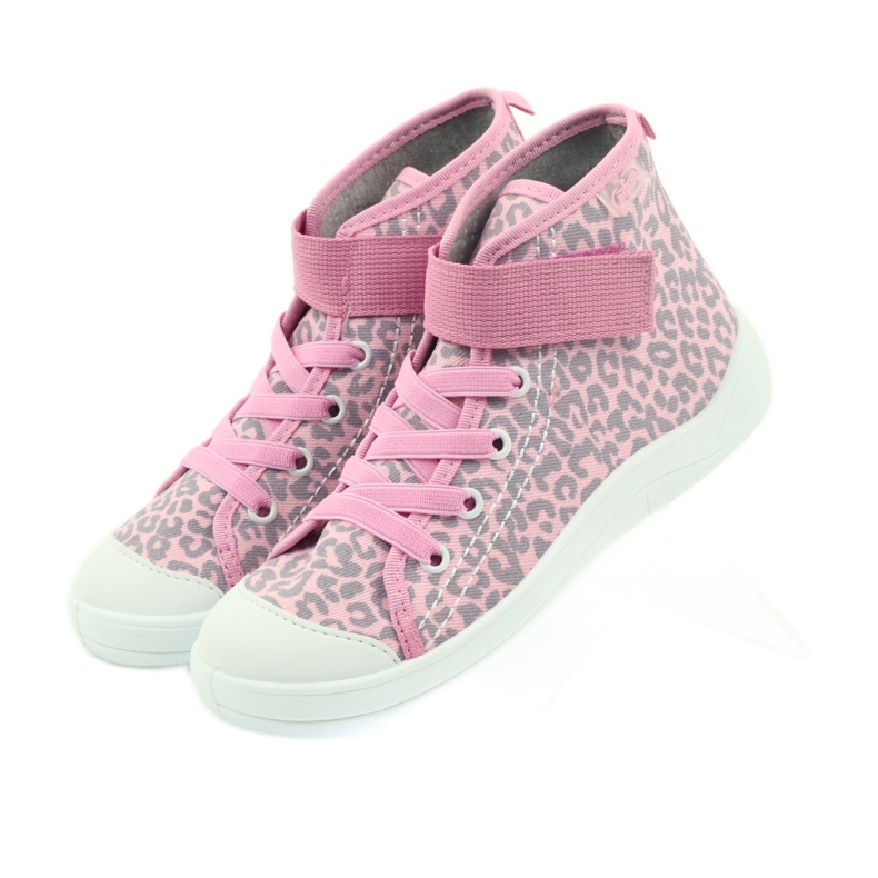 Befado barnskor sneakers 268x057 rosa grå 3