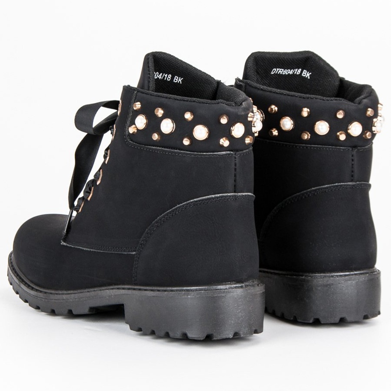 McKey Svart Casual Trappers 2