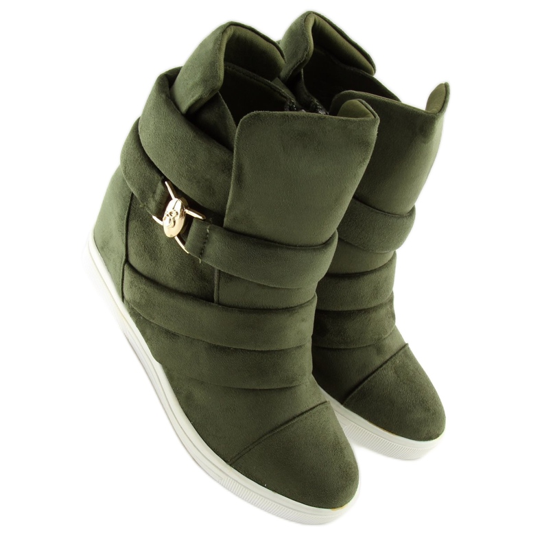 Gröna damsneakers H6507 A.GREEN 2