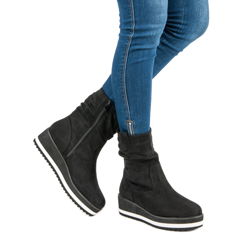 Primavera Svarta kilstövlar 2