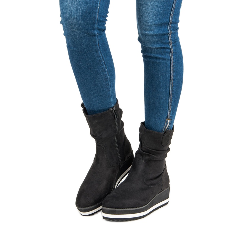 Primavera Svarta kilstövlar 1