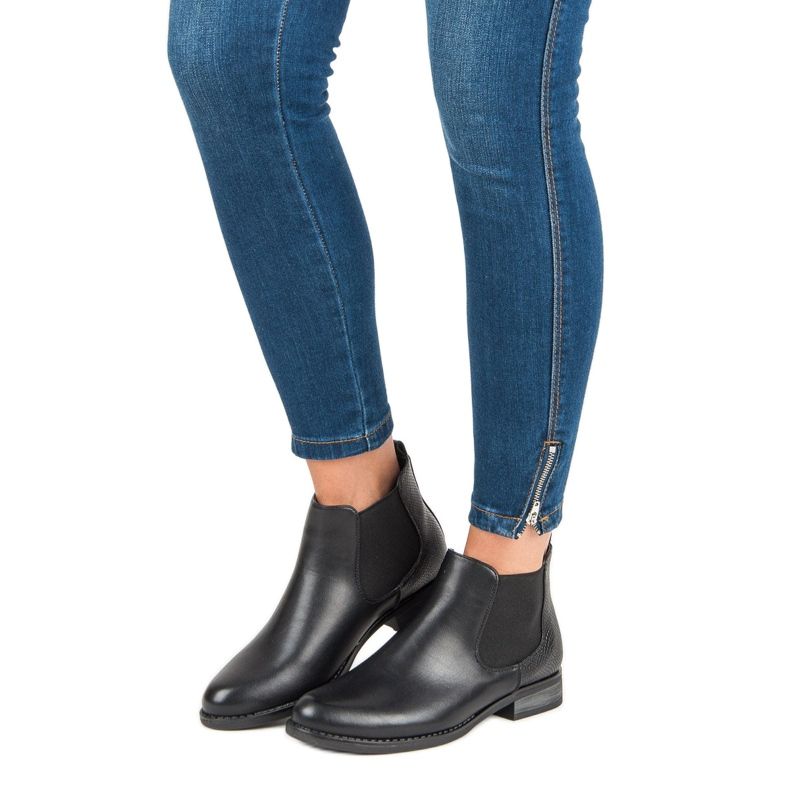 Low Booties Jodhpur -stövlar svart 1