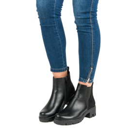 Lucky Shoes Bekväma höststövlar svart 1