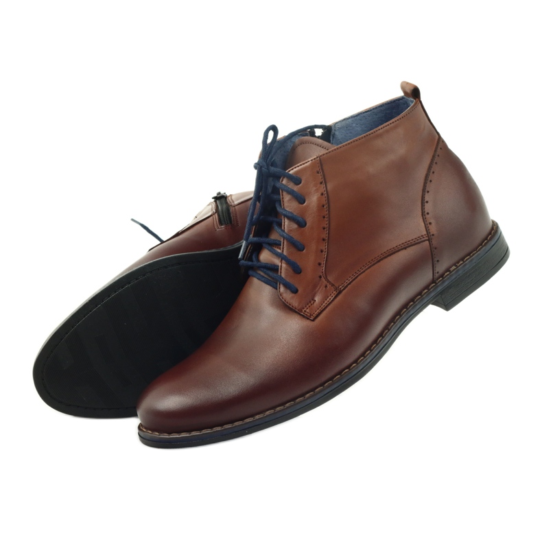 Vinterstövlar med dragkedja, Nikopol 677 brun 4