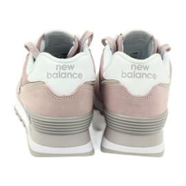 New Balance WL574ESP rosa grå 3