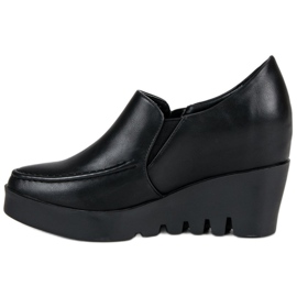 J. Star Eleganta slip-on skor svart 1