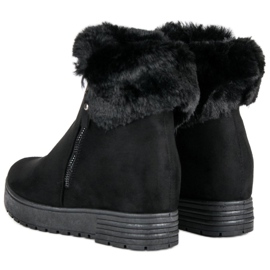 Lucky Shoes Svarta kilstövlar 2