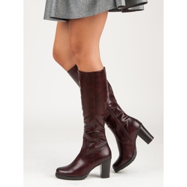 Klassiska VINCEZA stövlar röd 2