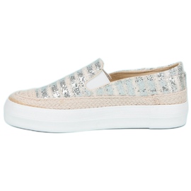 J. Star Silver Espadriller grå 1
