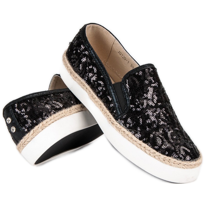 J. Star Trendiga damskor svart 1