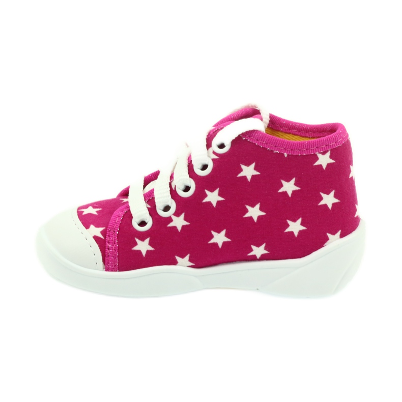 Befado barnskor sneakers tofflor 218p055 vit rosa 2