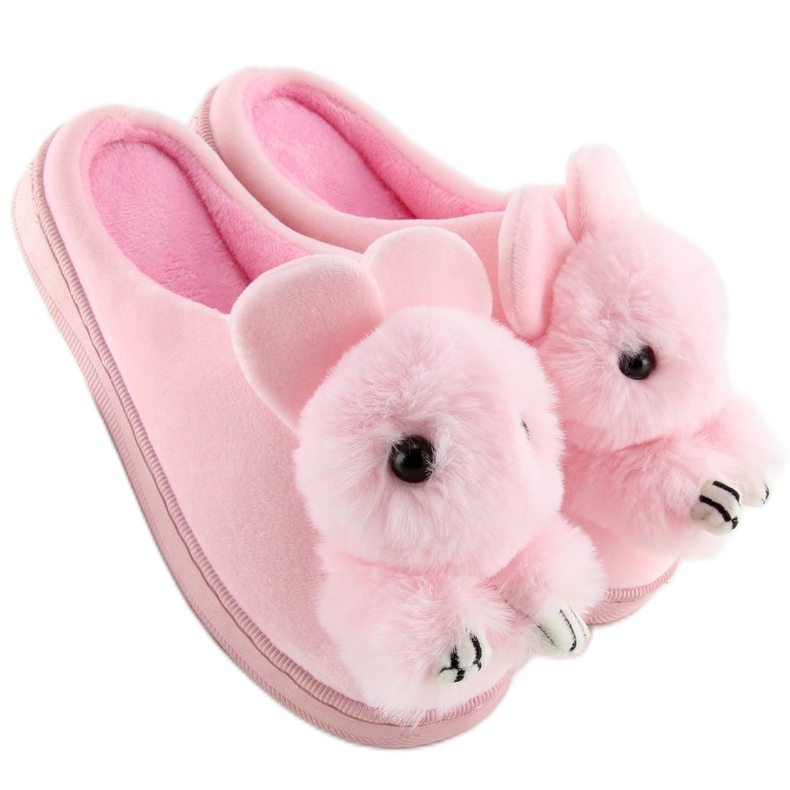 Rosa tofflor för kvinnor DD91 L.PINK 2