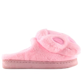 Rosa tofflor för kvinnor DD93 rosa 1