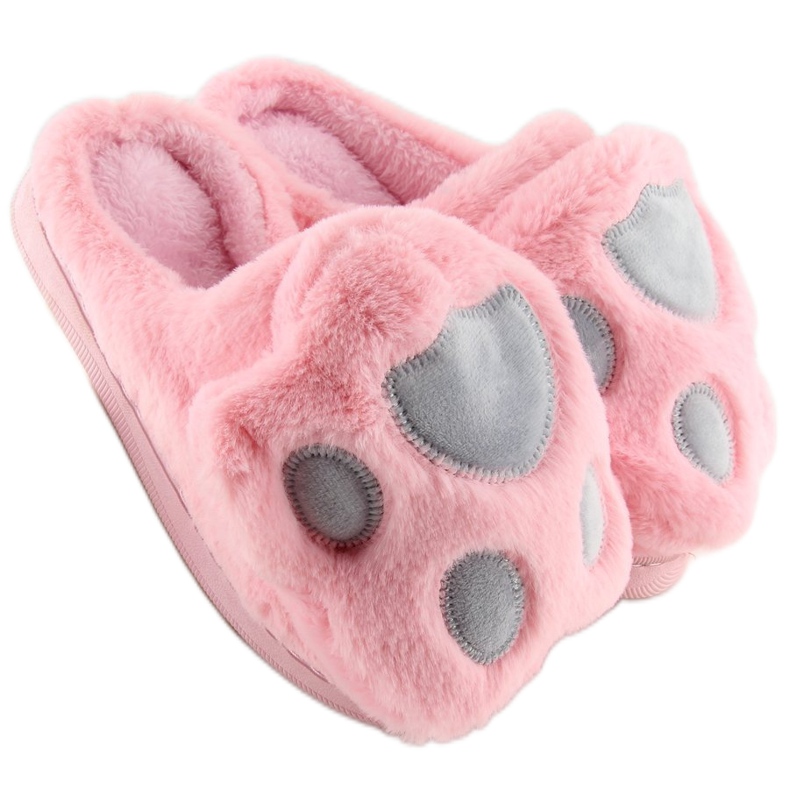 Dam tofflor rosa och grå DD93 W.PINK 2