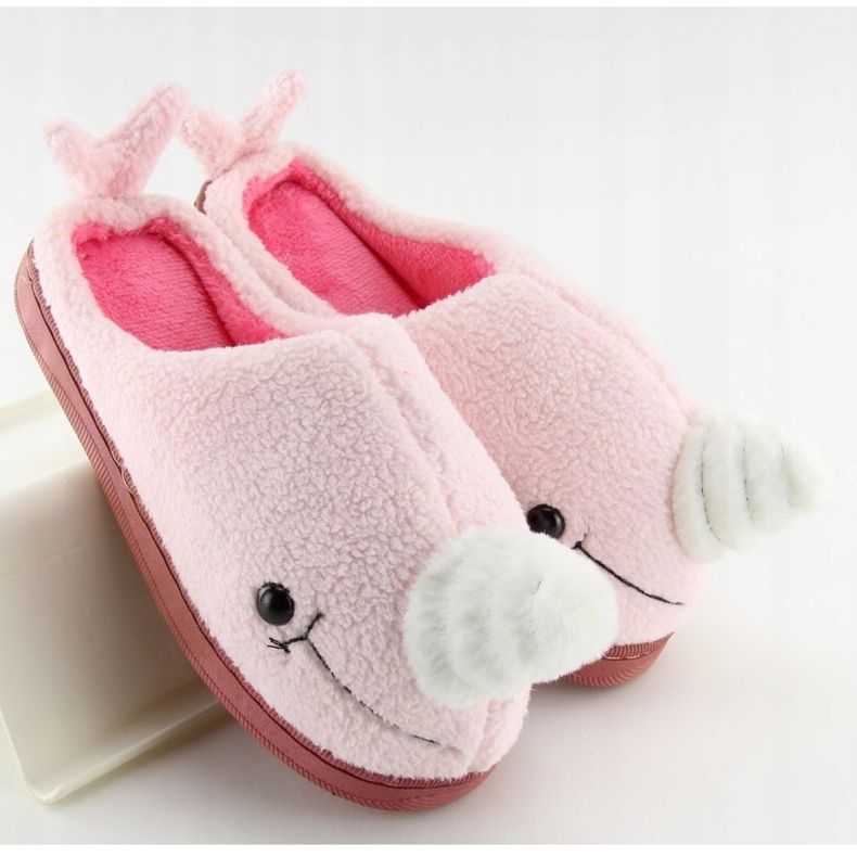 Rosa tofflor för kvinnor DD92 L.PINK 1