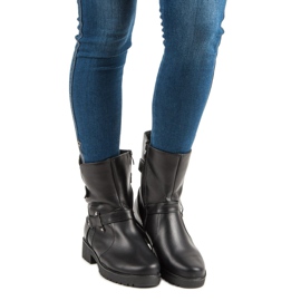 Varma stövlar Arbetare svart 2