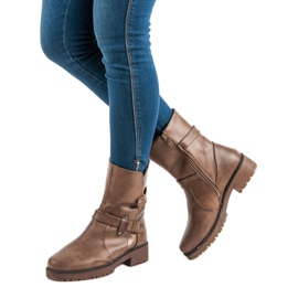 Varma stövlar Arbetare brun 1