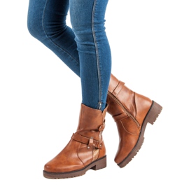 Varma stövlar Arbetare brun 1