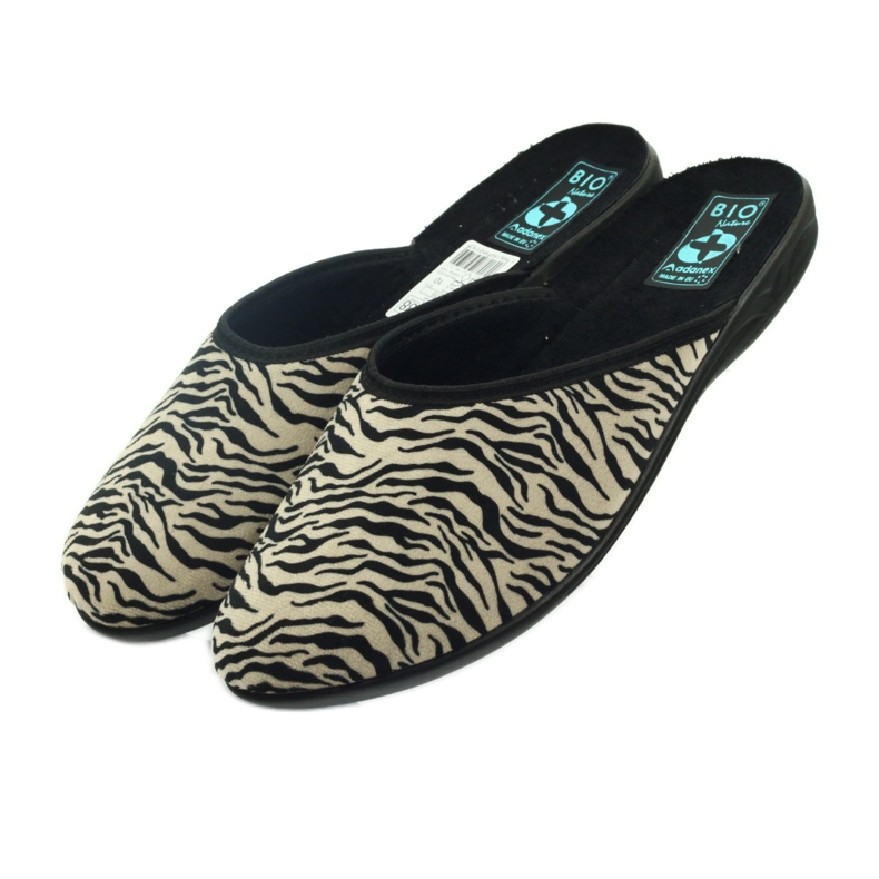 Adanex 15819 velourtofflor svart 3