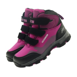Mttrek Kardborrekängor MT TREK 011 fuchsia svart purpur rosa 4