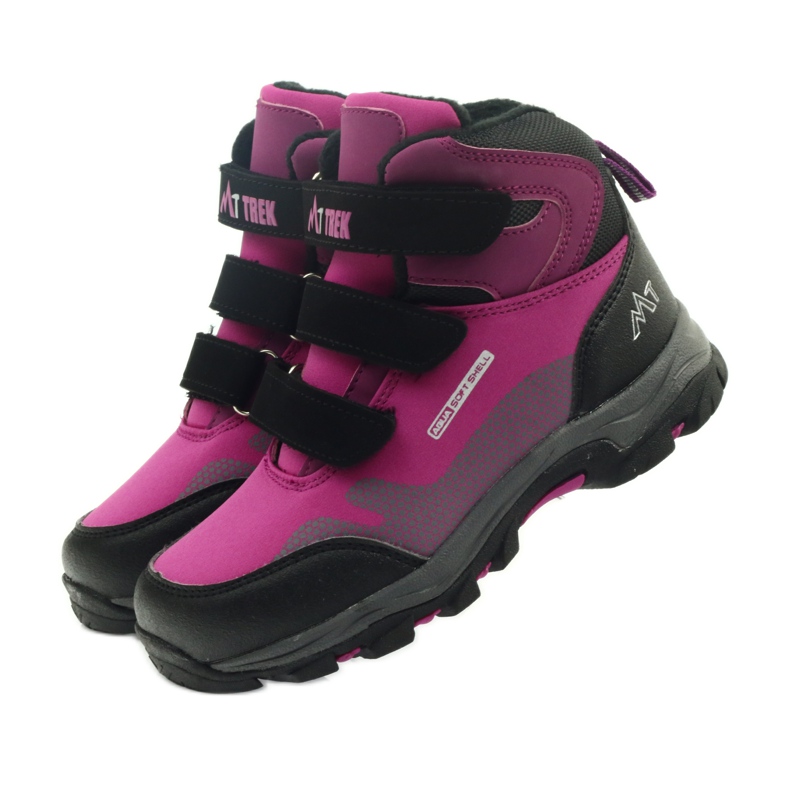 Mttrek Kardborrekängor MT TREK 011 fuchsia svart violett rosa 4