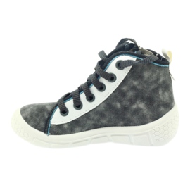 Befado barnskor sneakers tofflor 547x001 vit blå grå 2