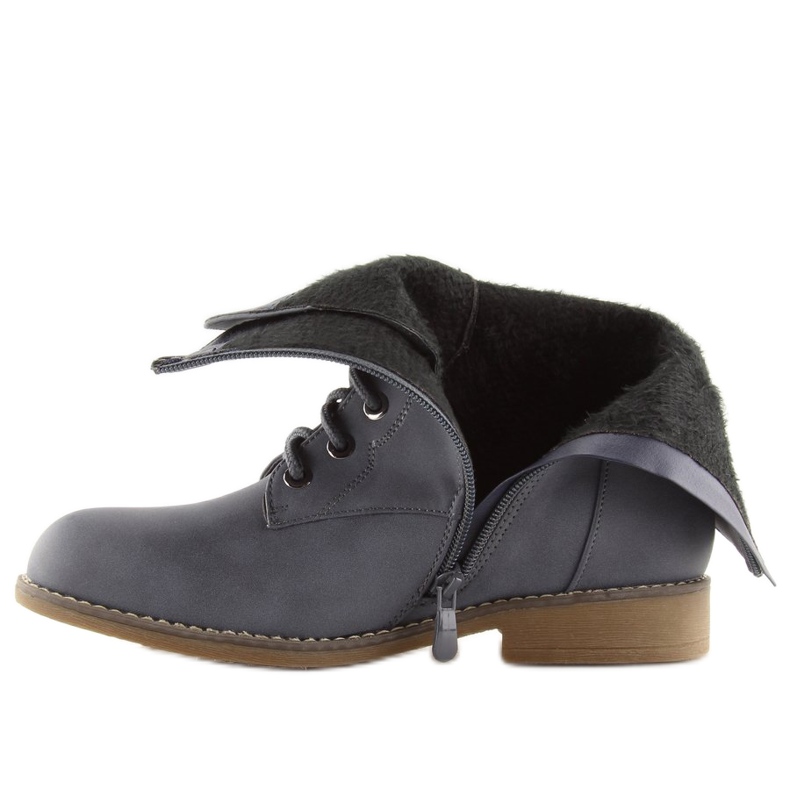 Snörstövlar blå blå 168-177 Blå 2