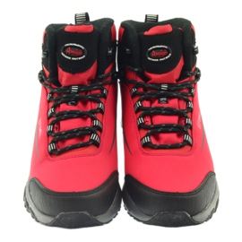 American Club Softshell vandring med membran svart röd 3