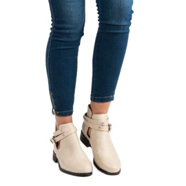 Beige modestövlar 1