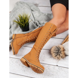 Seastar Snörskor för kvinnor brun 1