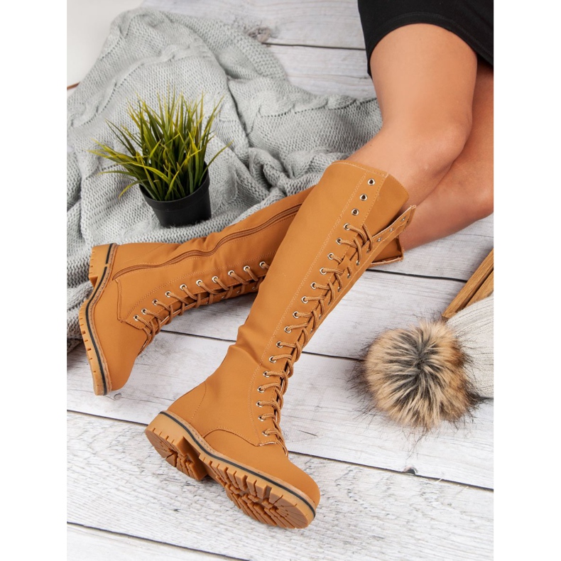 Seastar Snörskor för kvinnor brun 1