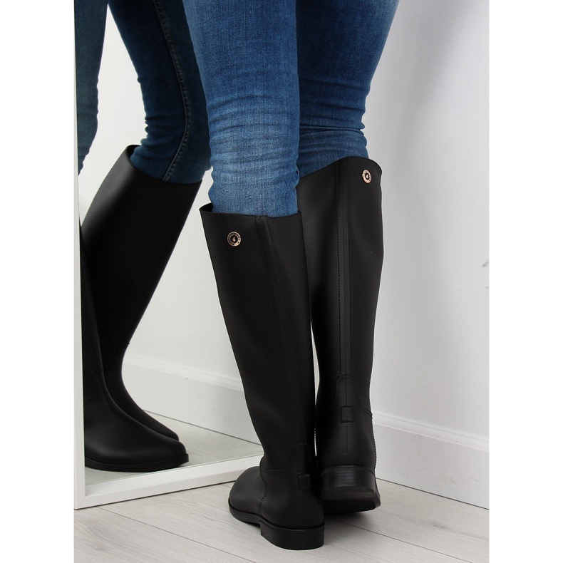 Rainy Show black D59 Black galoshes svart 1