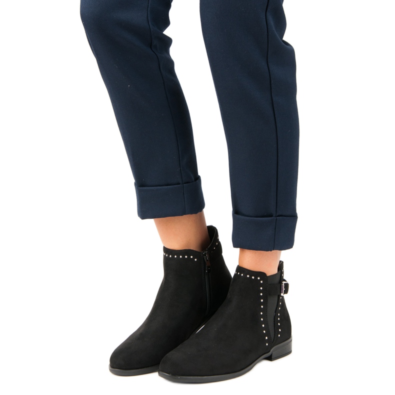 Super Me Låga höststövlar svart 2