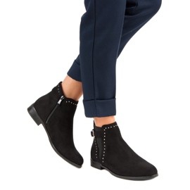 Super Me Låga höststövlar svart 1