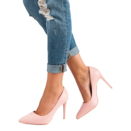 Mocka klackar rosa 1