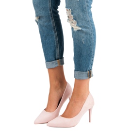 Mocka klackar rosa 1