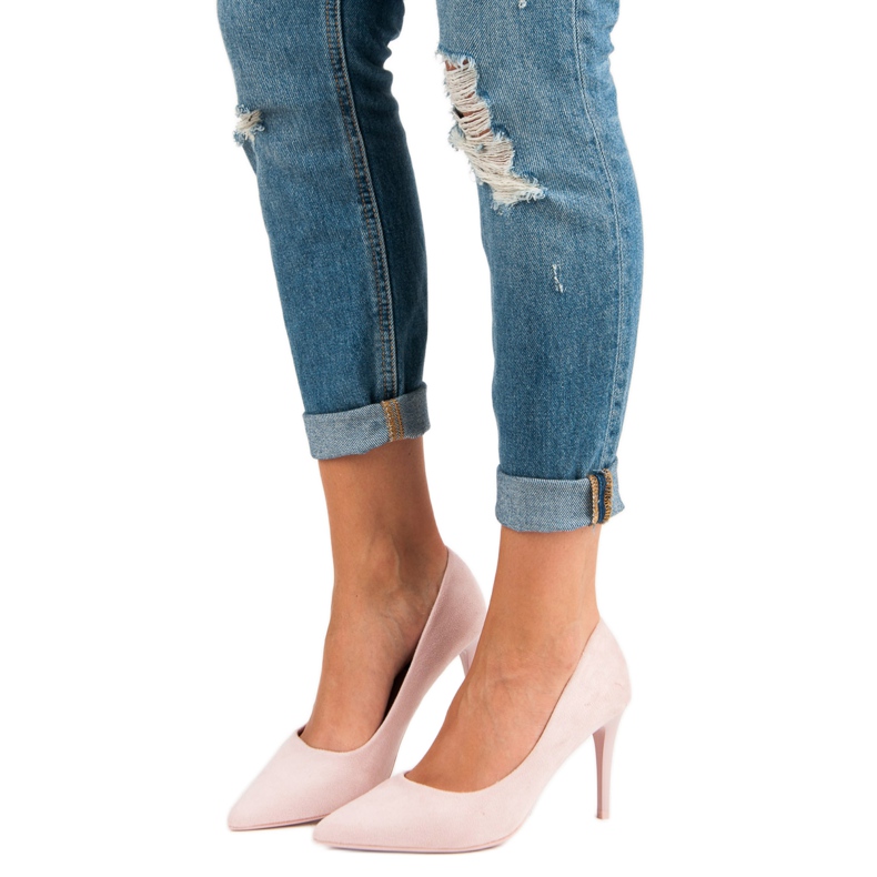 Mocka klackar rosa 1