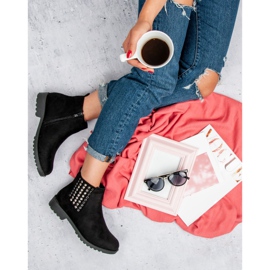 Queen Vivi Snygga Chelsea -stövlar svart 1