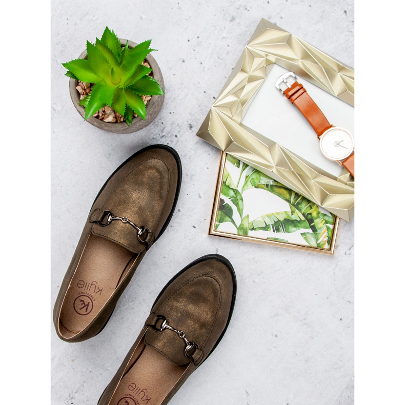 Kylie Snygga loafers grön 2