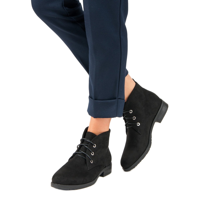 Sweet Shoes Lågbundna stövlar svart 1