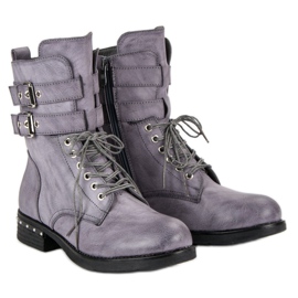 Super Me Bekväma stövlar blå 1