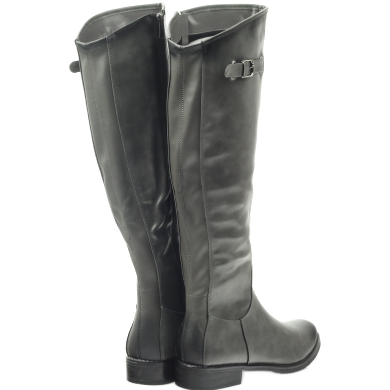 M.Daszyński Stövlar Officers Daszyński SA131 grå 4